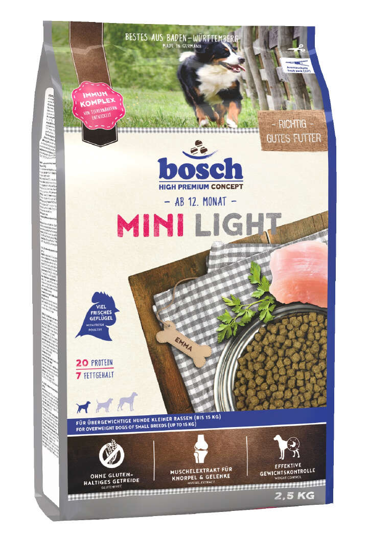 bosch Hunde-Trockenfutter Mini Light